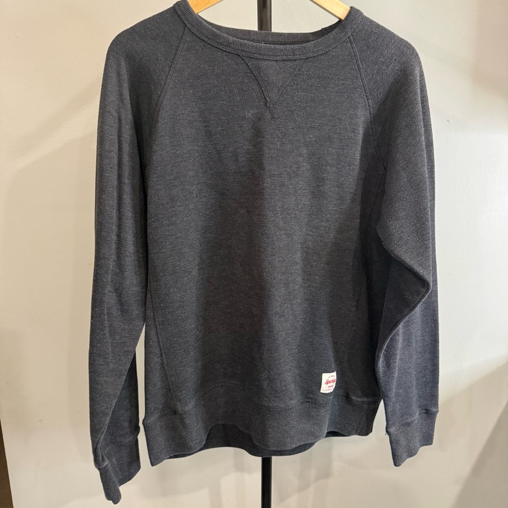 Men's Crewneck Sweater — Charcoal Gray